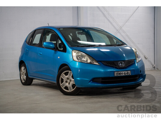 1/2010 Honda Jazz GLi GE 5d Hatchback Cerulean Blue - Metallic 1.3L