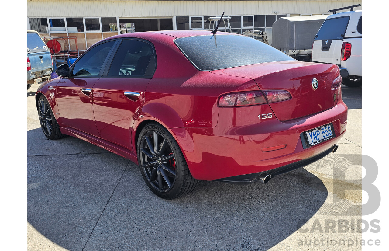 10/2010 Alfa Romeo 159 2.4 JTD TI MY09 4d Sedan Red 2.4L