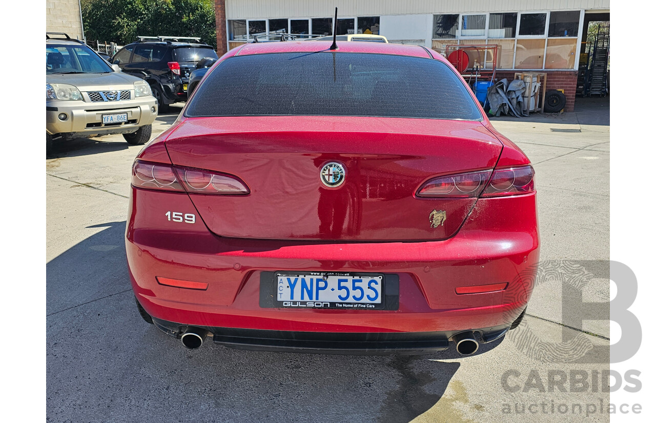 10/2010 Alfa Romeo 159 2.4 JTD TI MY09 4d Sedan Red 2.4L