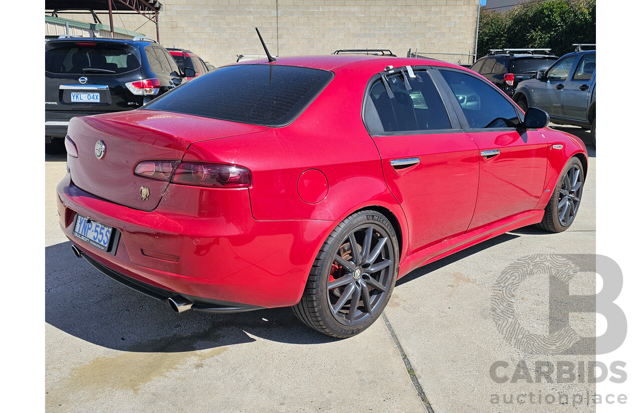 10/2010 Alfa Romeo 159 2.4 JTD TI MY09 4d Sedan Red 2.4L