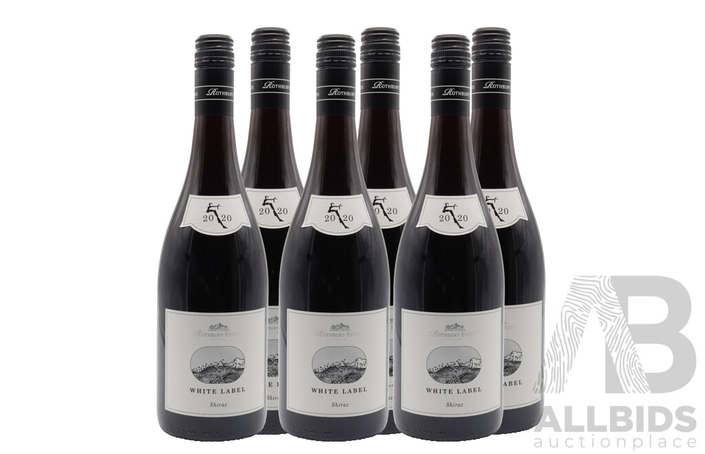 Rothbury Estate White Label Shiraz Vintage 2020 X 6