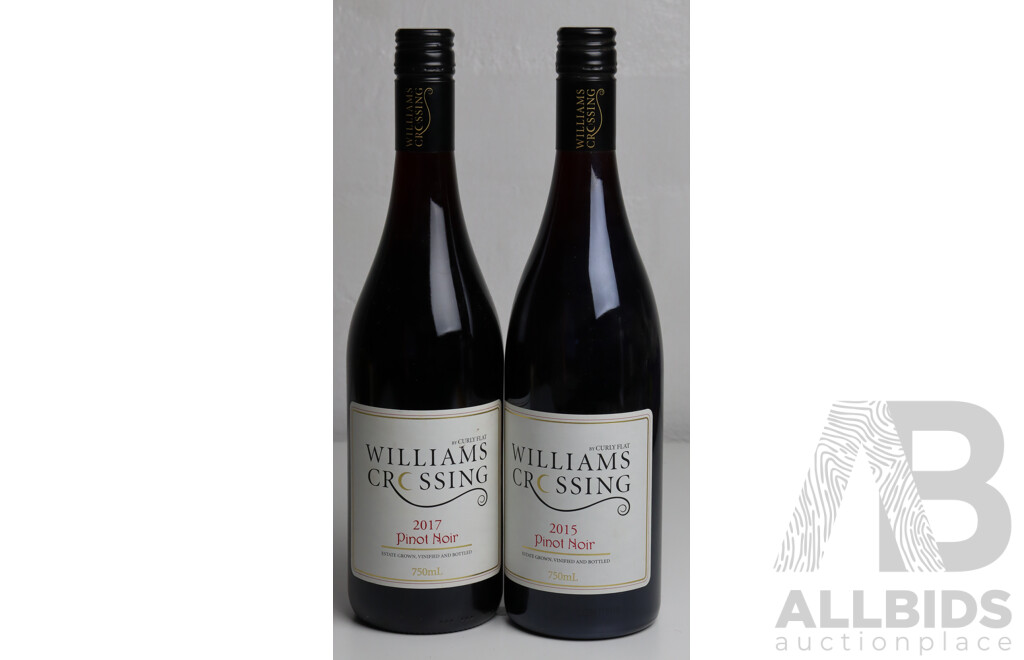 Williams Crossing by Curly Flat Pinot Noir Vintage 2015 & 2017