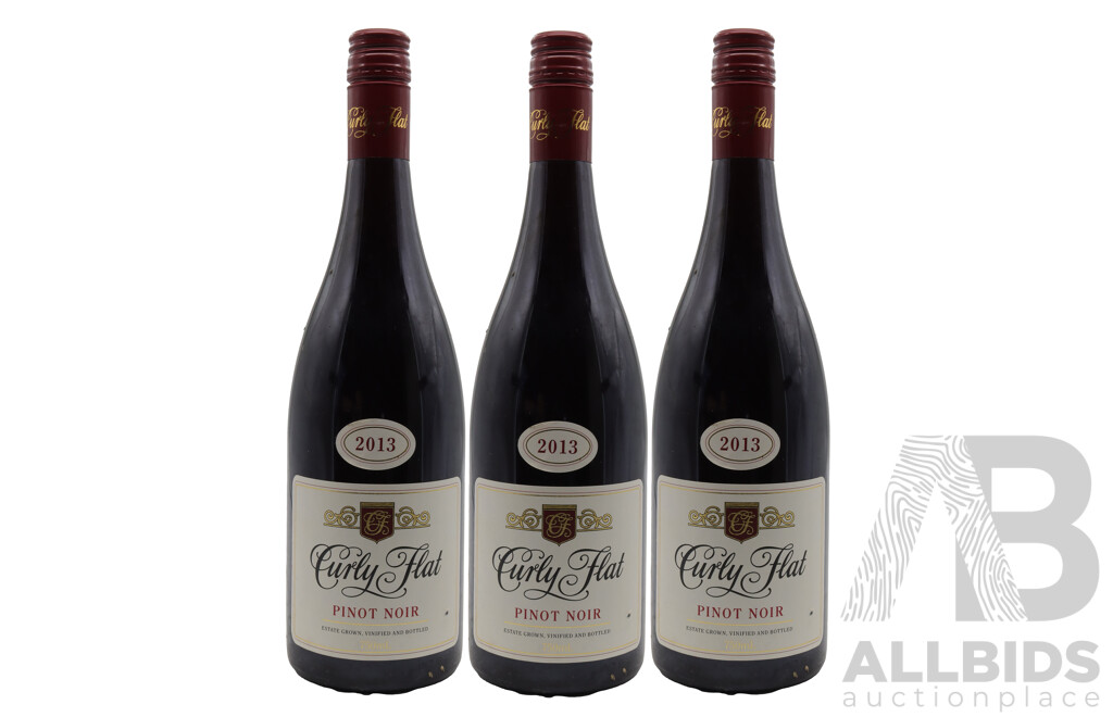 Curly Flat Pinot Noir Vintage 2013 X 3