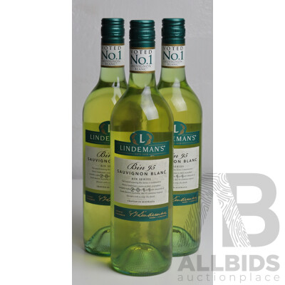 Lindemans Bin 95 Sauvignon Blanc Vintage 2011 X 3