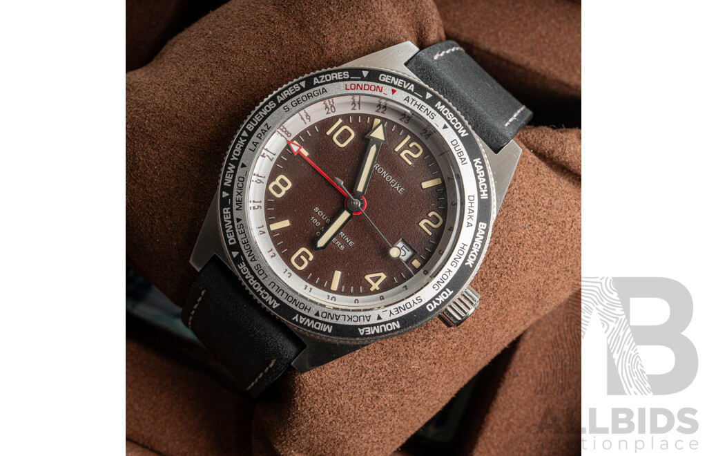 Brand New in Box Chronofixe 44mm Sous Marine GMT