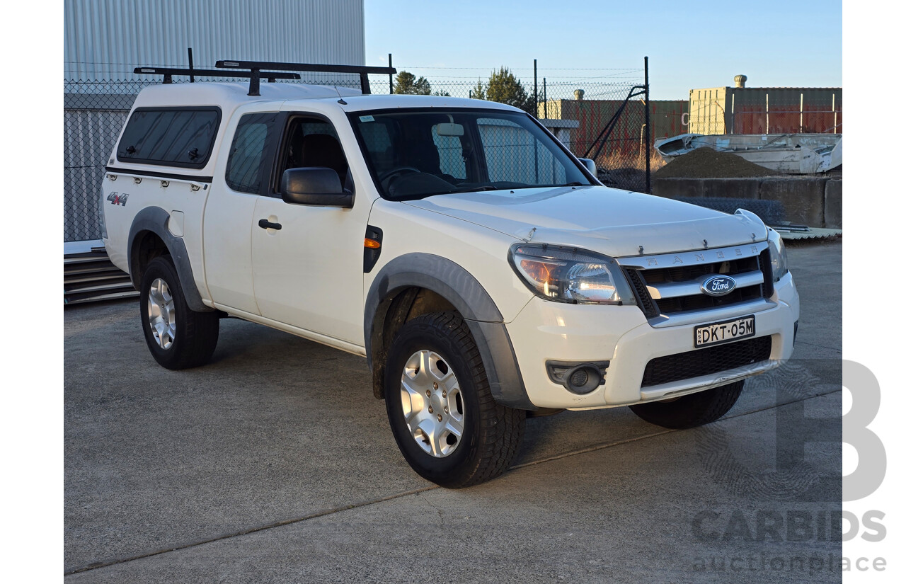 1/2011 Ford Ranger XL (4x4) PK Super Cab P/Up White Turbo Diesel 3.0L