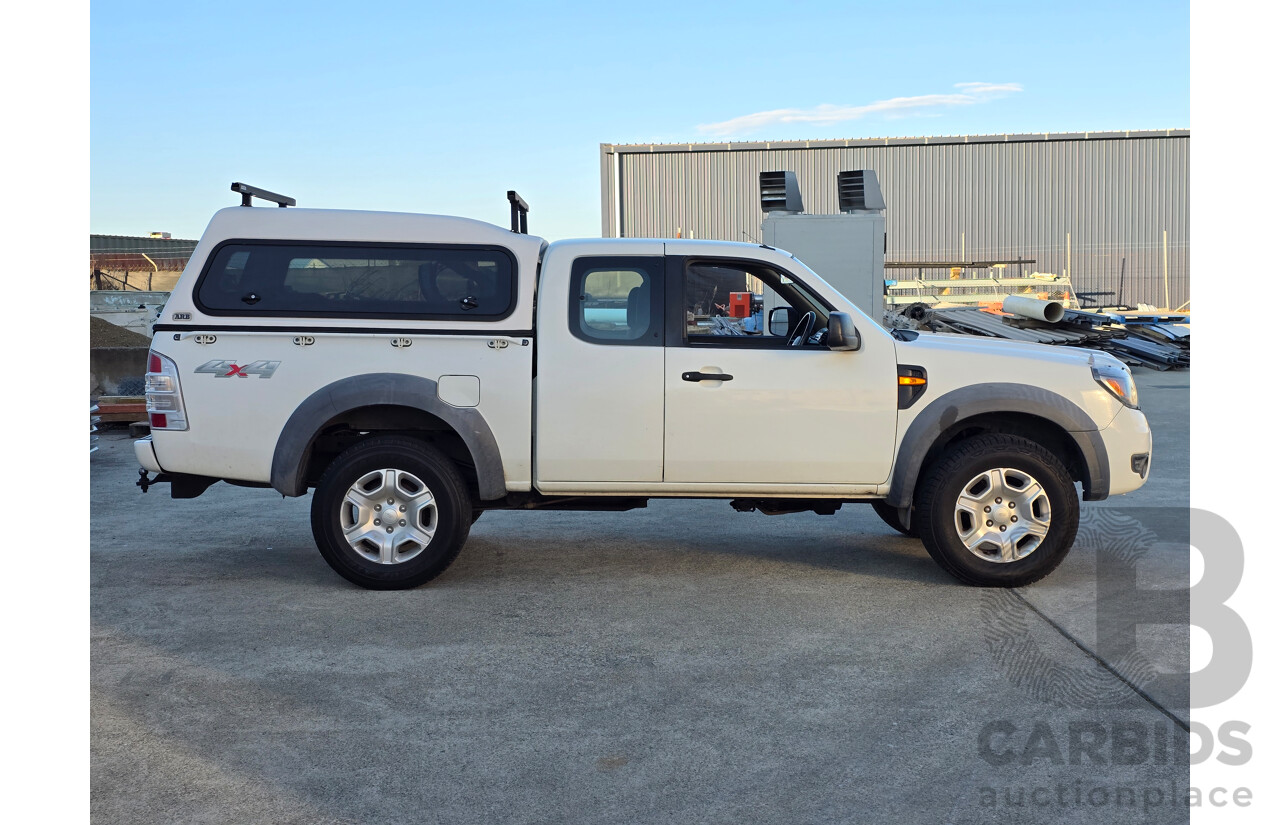 1/2011 Ford Ranger XL (4x4) PK Super Cab P/Up White Turbo Diesel 3.0L