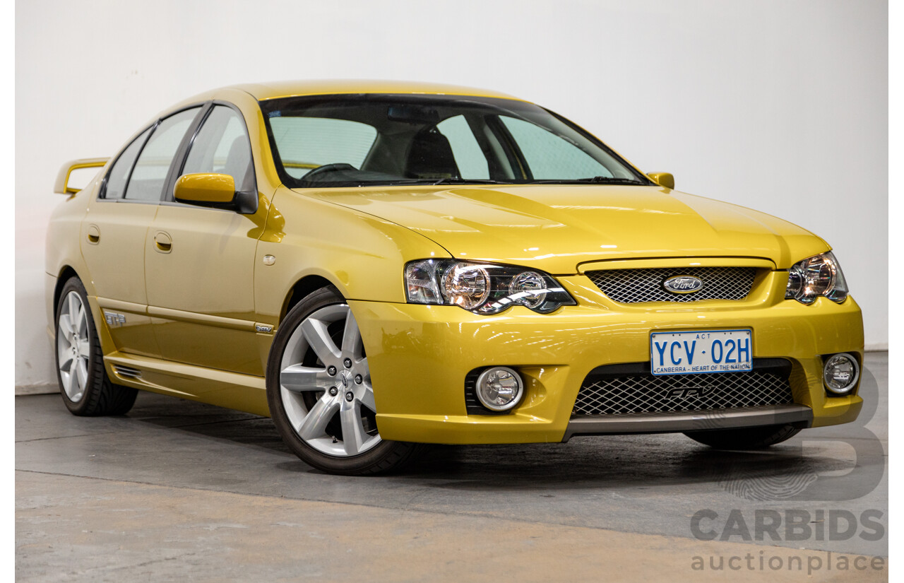 10/2003 Ford FPV GT-P BA Build No.671 4d Sedan Acid Rush Gold Metallic V8 5.4L