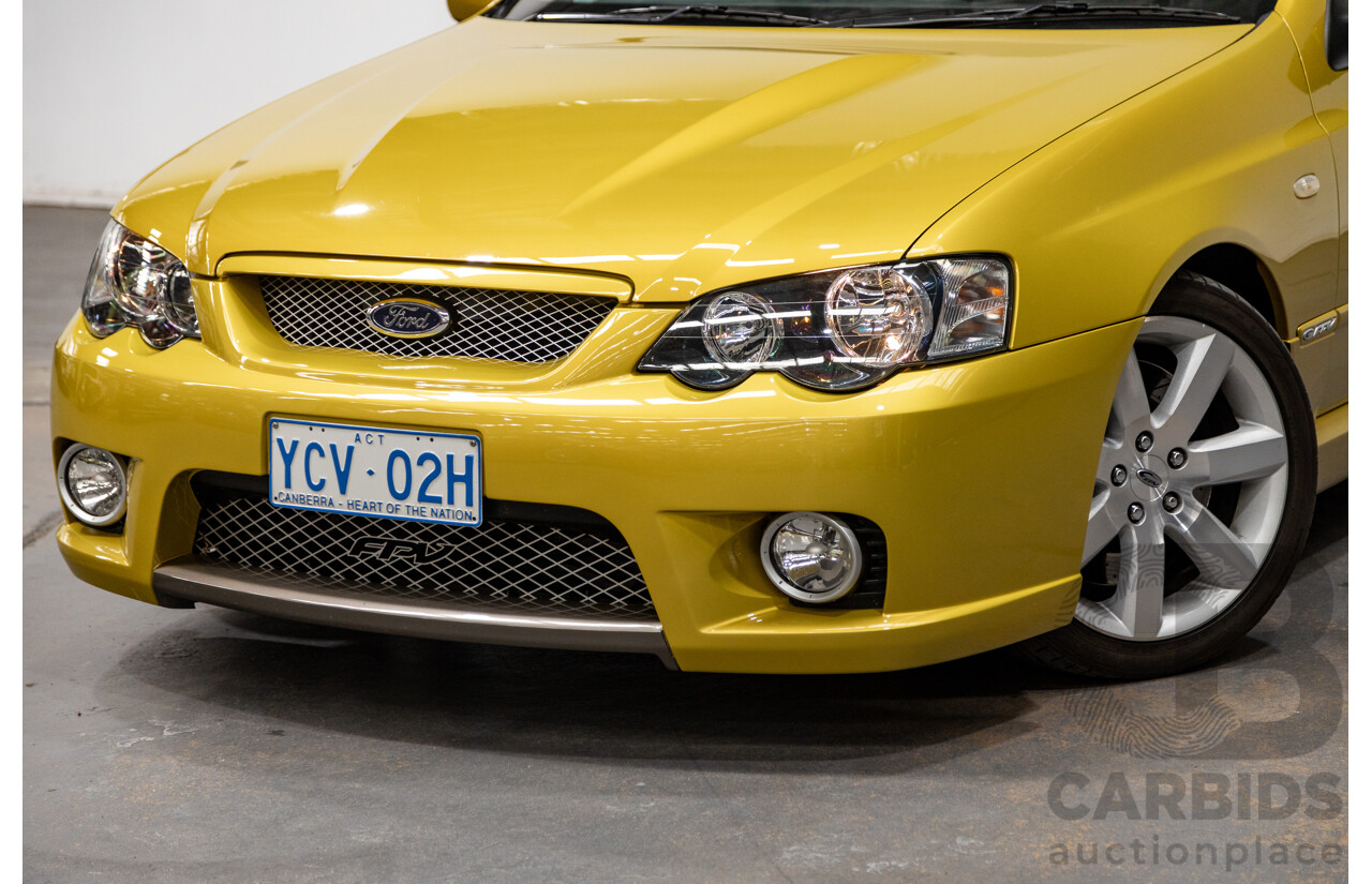 10/2003 Ford FPV GT-P BA Build No.671 4d Sedan Acid Rush Gold Metallic V8 5.4L