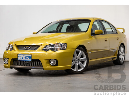 10/2003 Ford FPV GT-P BA Build No.671 4d Sedan Acid Rush Gold Metallic V8 5.4L