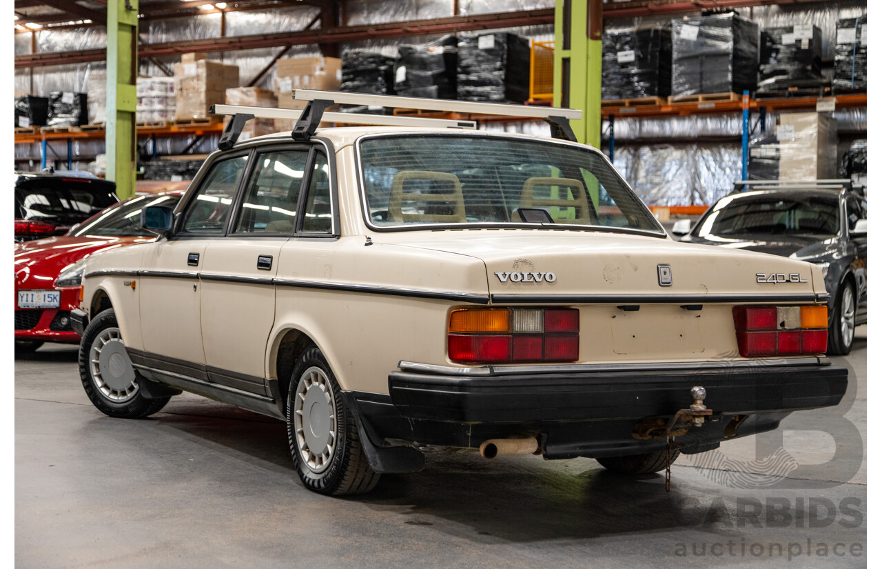 7/1989 Volvo 240 GL 4d Sedan Beige 2.3L