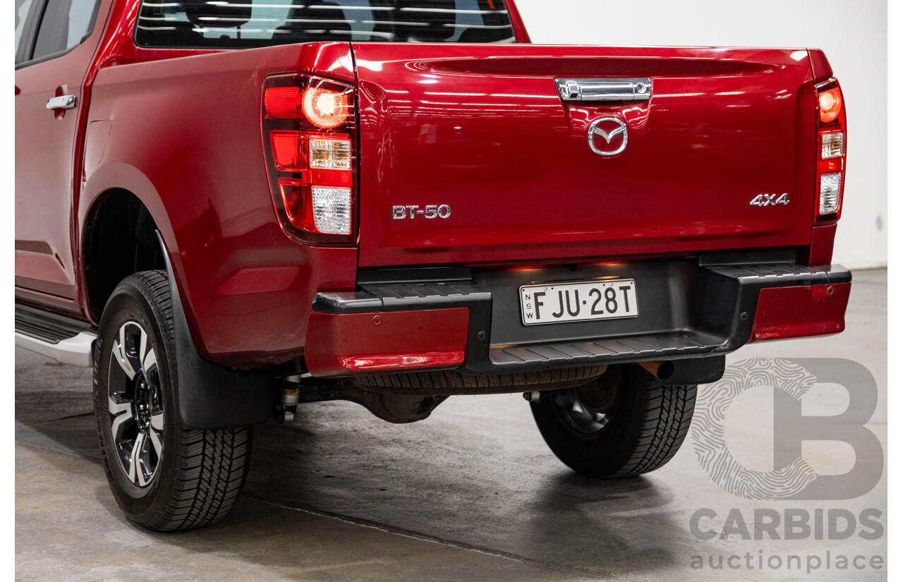 10/2021 Mazda BT-50 XTR (4x4) TF MY21 4d Dual Cab Red Volcano Turbo Diesel 3.0L