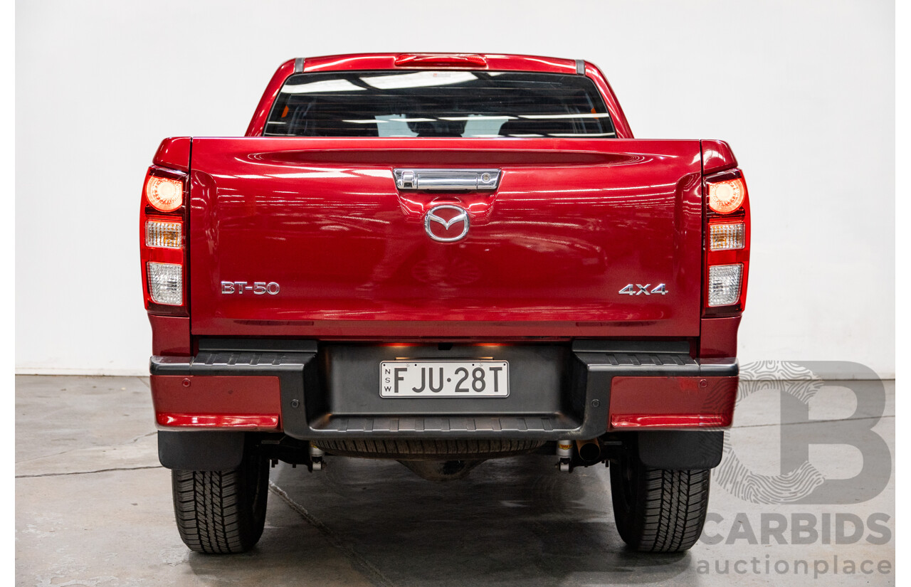 10/2021 Mazda BT-50 XTR (4x4) TF MY21 4d Dual Cab Red Volcano Turbo Diesel 3.0L