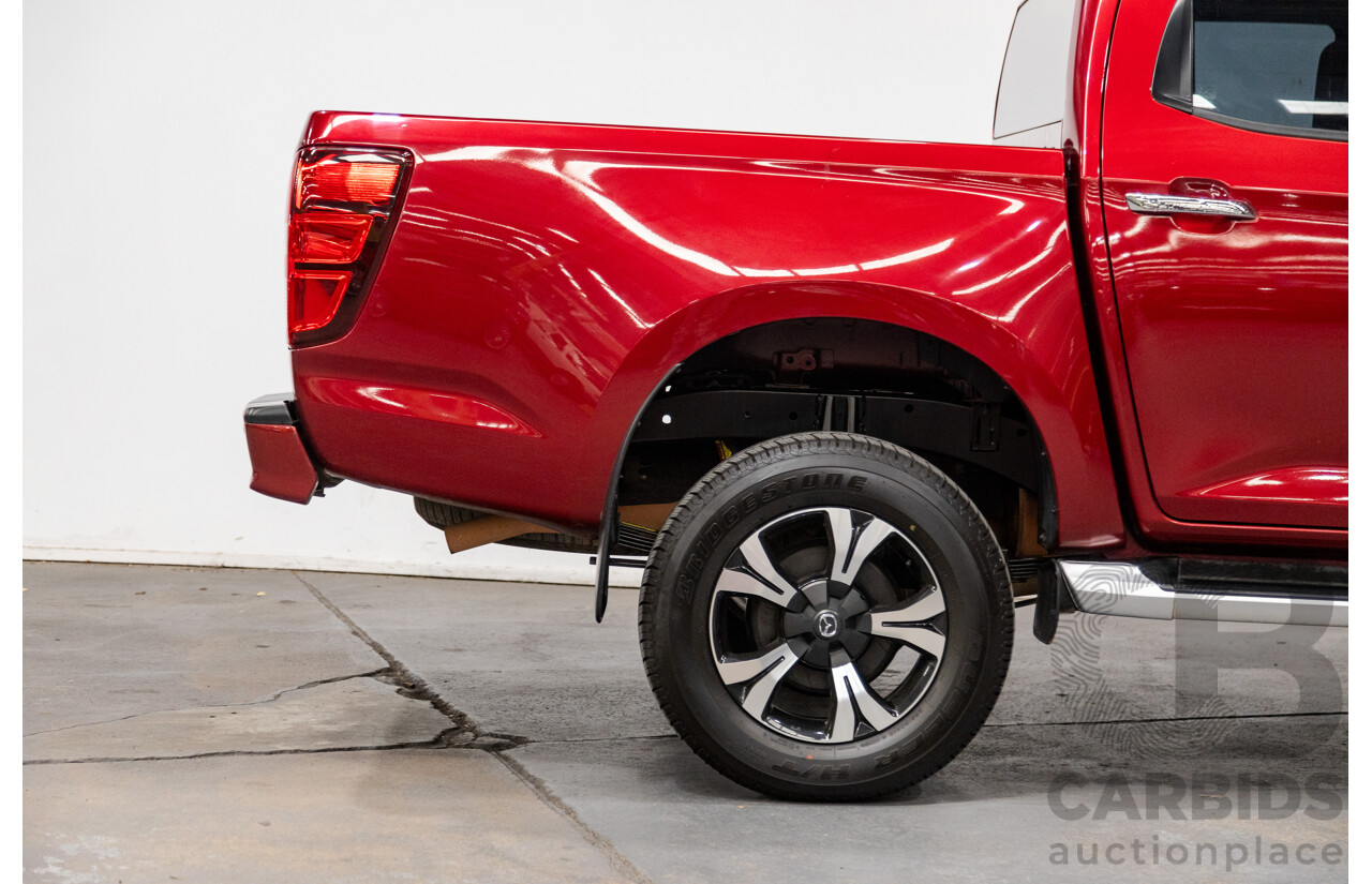 10/2021 Mazda BT-50 XTR (4x4) TF MY21 4d Dual Cab Red Volcano Turbo Diesel 3.0L