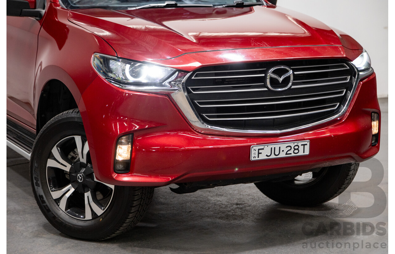 10/2021 Mazda BT-50 XTR (4x4) TF MY21 4d Dual Cab Red Volcano Turbo Diesel 3.0L