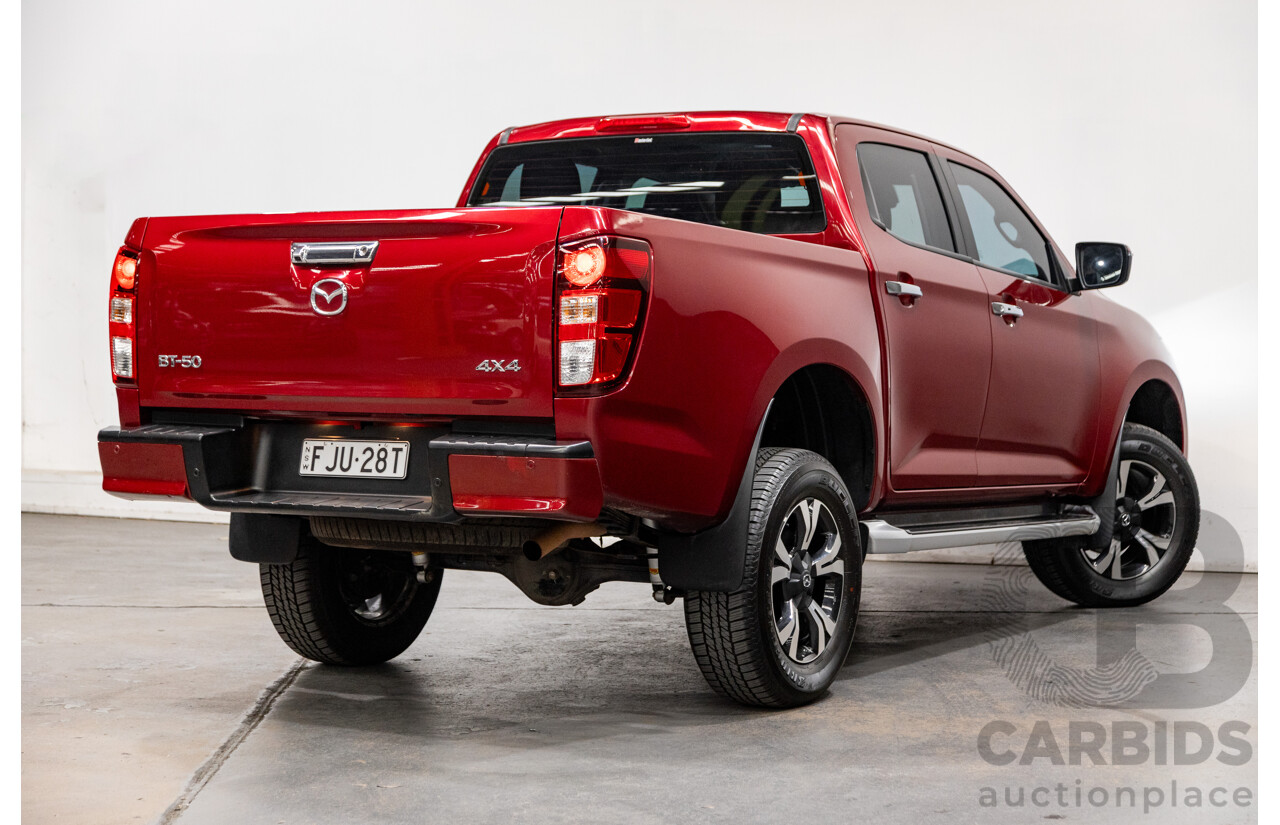 10/2021 Mazda BT-50 XTR (4x4) TF MY21 4d Dual Cab Red Volcano Turbo Diesel 3.0L