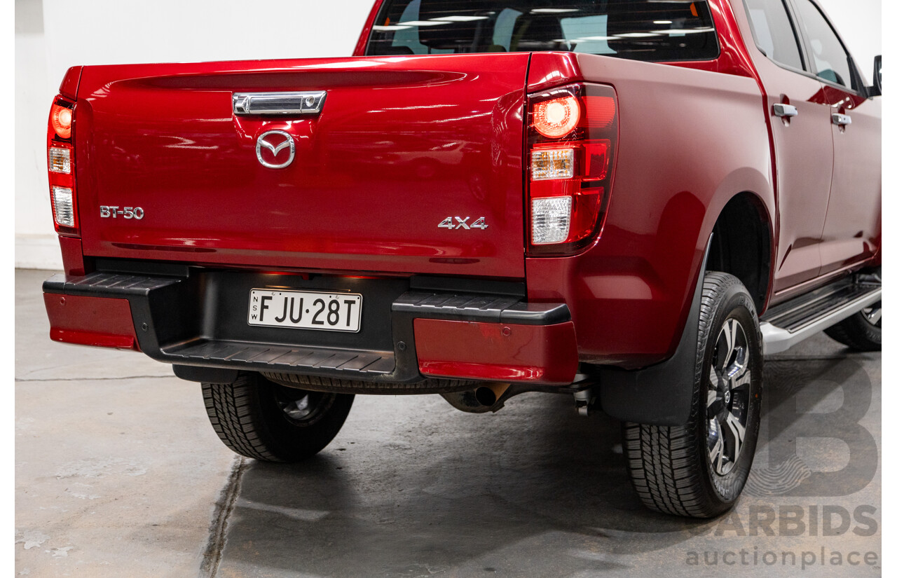 10/2021 Mazda BT-50 XTR (4x4) TF MY21 4d Dual Cab Red Volcano Turbo Diesel 3.0L