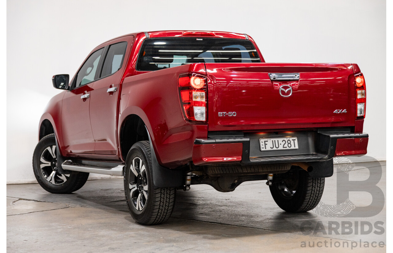 10/2021 Mazda BT-50 XTR (4x4) TF MY21 4d Dual Cab Red Volcano Turbo Diesel 3.0L