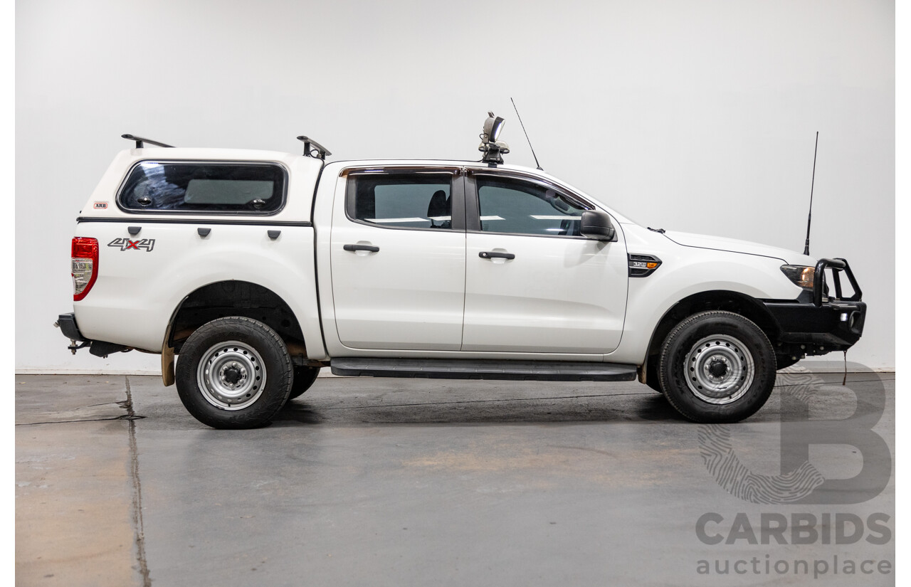 5/2017 Ford Ranger XL Plus 3.2 (4x4) PX MKII 4d Dual Cab Utility Cool White Turbo Diesel 3.2L