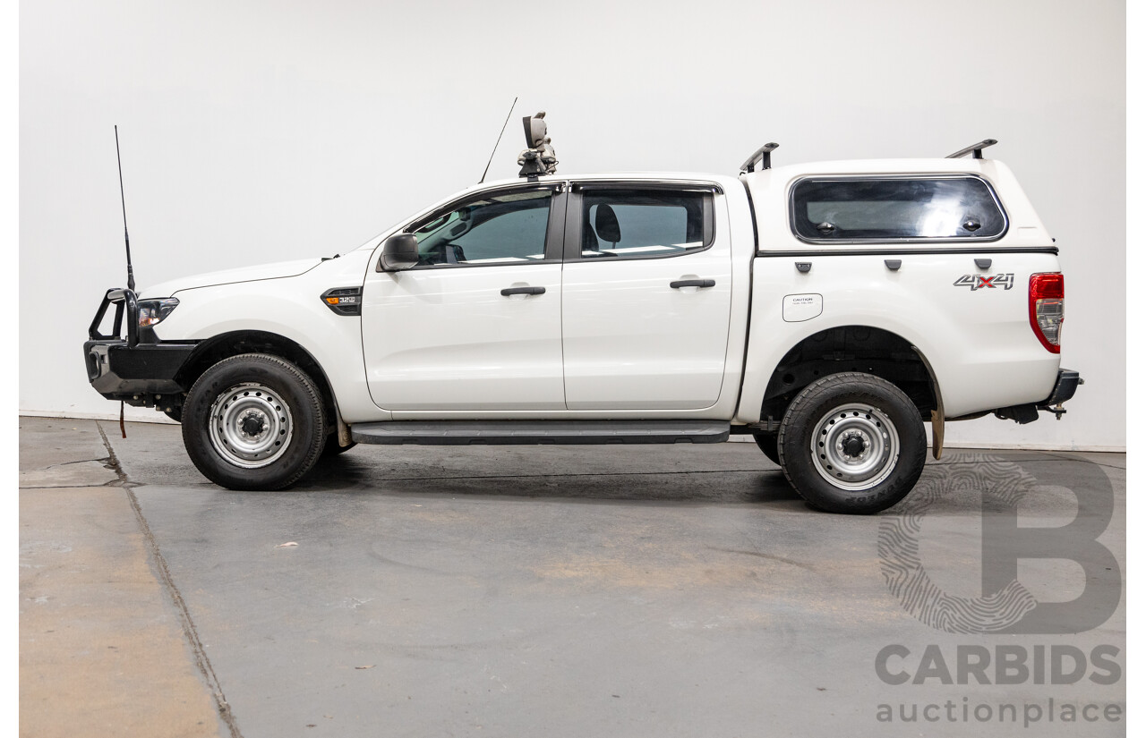 5/2017 Ford Ranger XL Plus 3.2 (4x4) PX MKII 4d Dual Cab Utility Cool White Turbo Diesel 3.2L