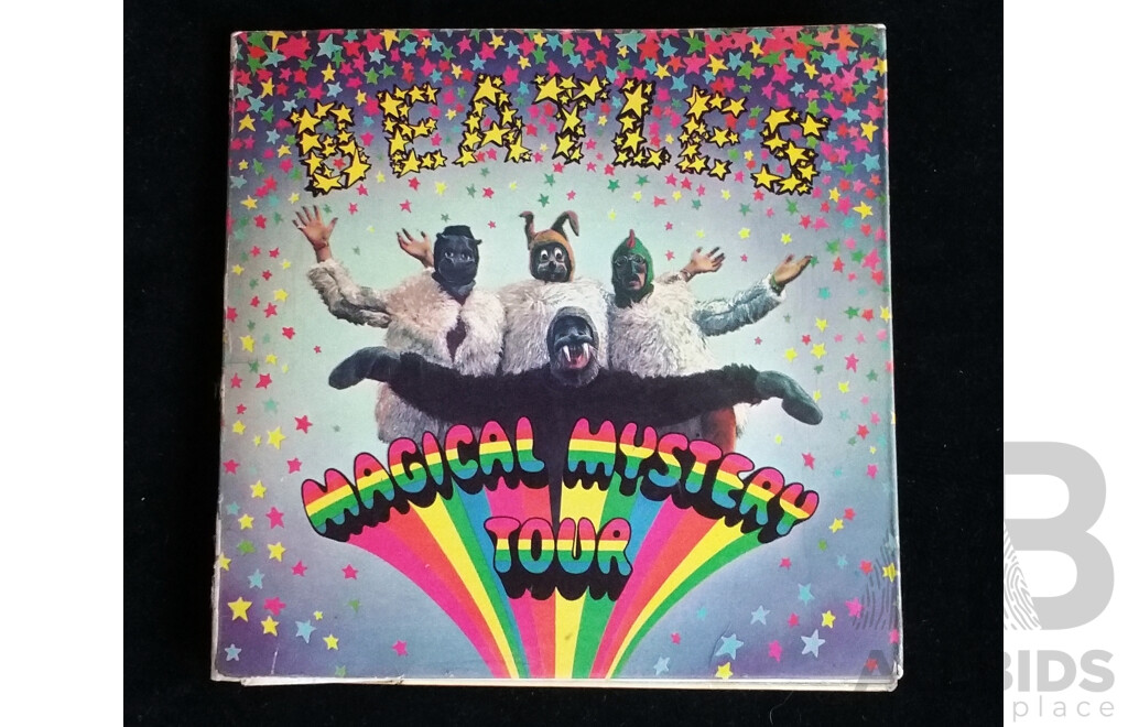 The Beatles, Magical Mystery Tour, Two Disc Seven Inch Vinyl 45s Record Set in Booklet