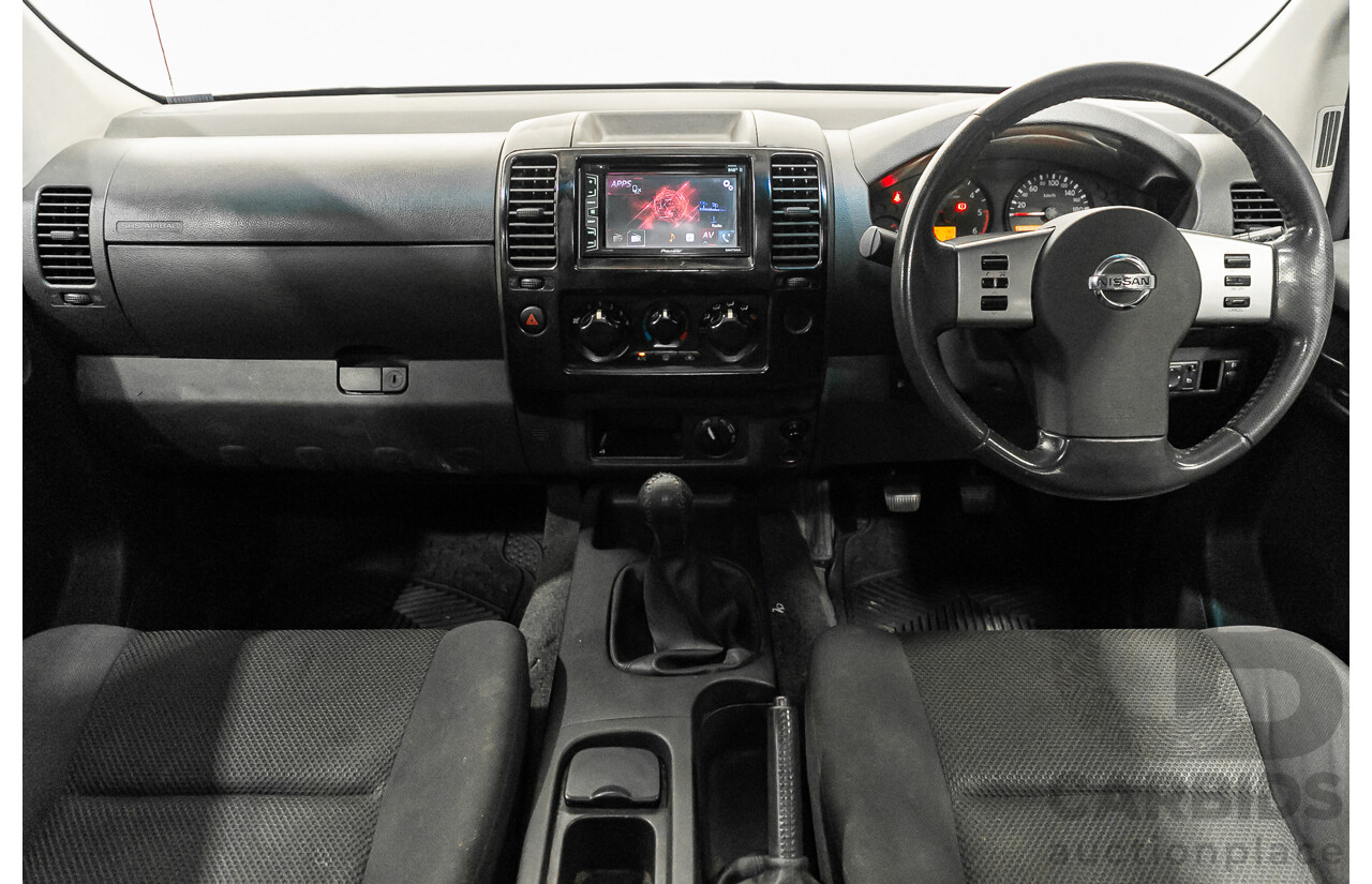 5/2010 Nissan Navara ST (4x4) D40 Dual Cab P/Up Black Turbo Diesel 2.5L