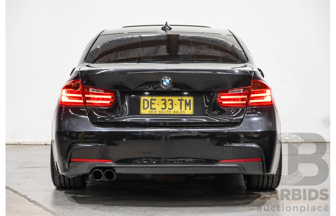 07/2013 BMW 3 Series 328i M Sport F30 RWD 4d Black Turbo 2.0L