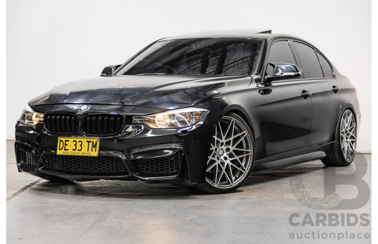 07/2013 BMW 328i M-Sport Package F30 MY13 4d Black Turbo 2.0L