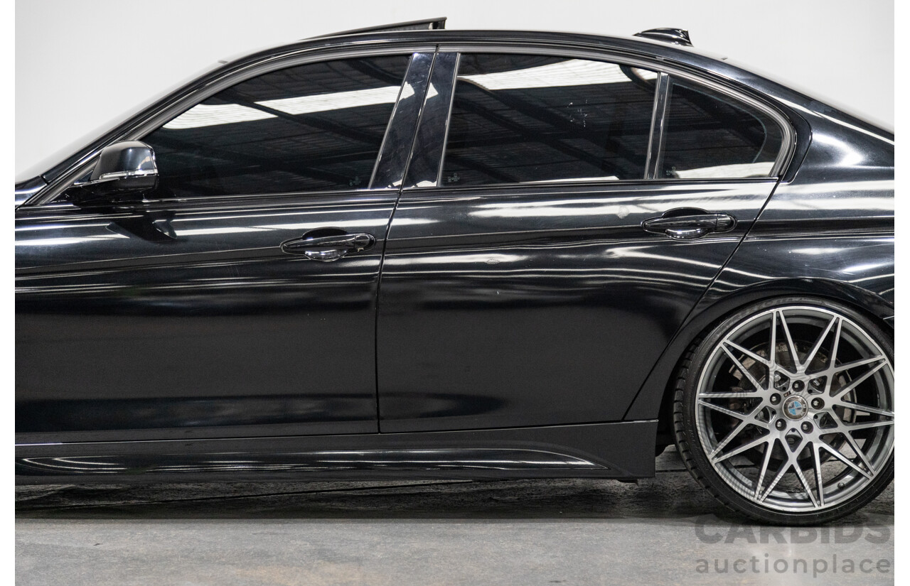 07/2013 BMW 328i M-Sport Package F30 MY13 4d Black Turbo 2.0L