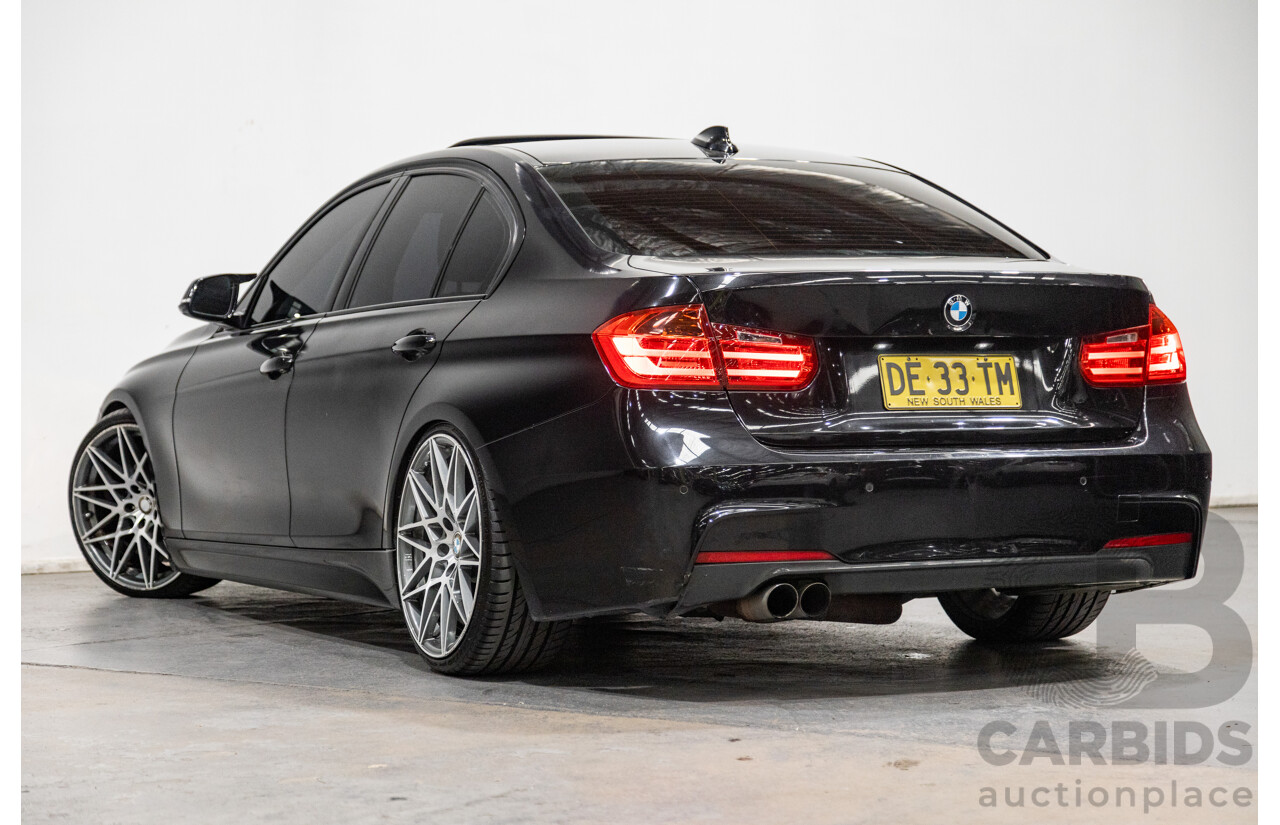 07/2013 BMW 328i M-Sport Package F30 MY13 4d Black Turbo 2.0L