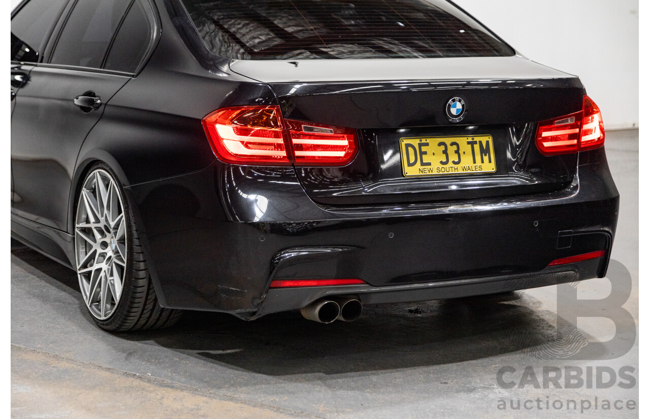 07/2013 BMW 328i M-Sport Package F30 MY13 4d Black Turbo 2.0L