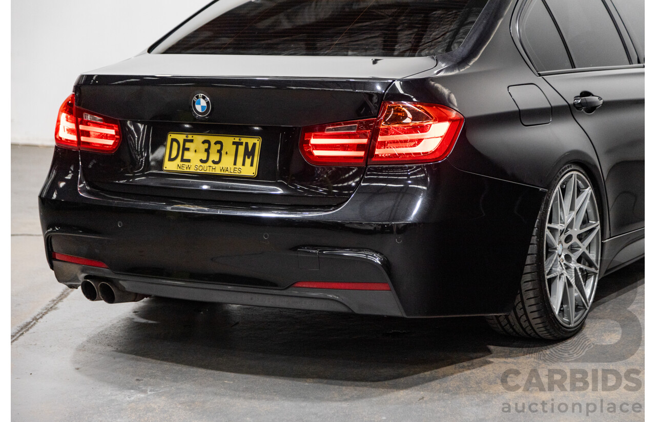 07/2013 BMW 328i M-Sport Package F30 MY13 4d Black Turbo 2.0L