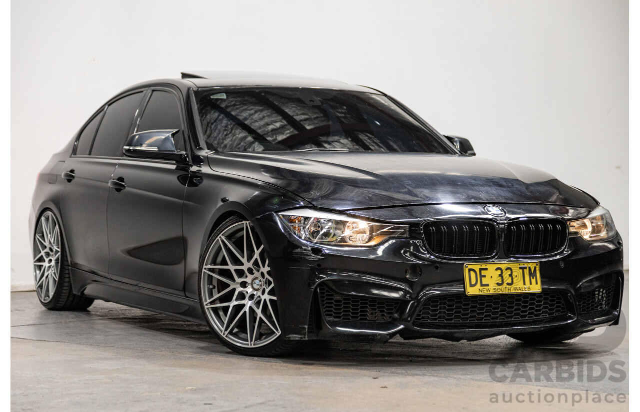 07/2013 BMW 328i M-Sport Package F30 MY13 4d Black Turbo 2.0L