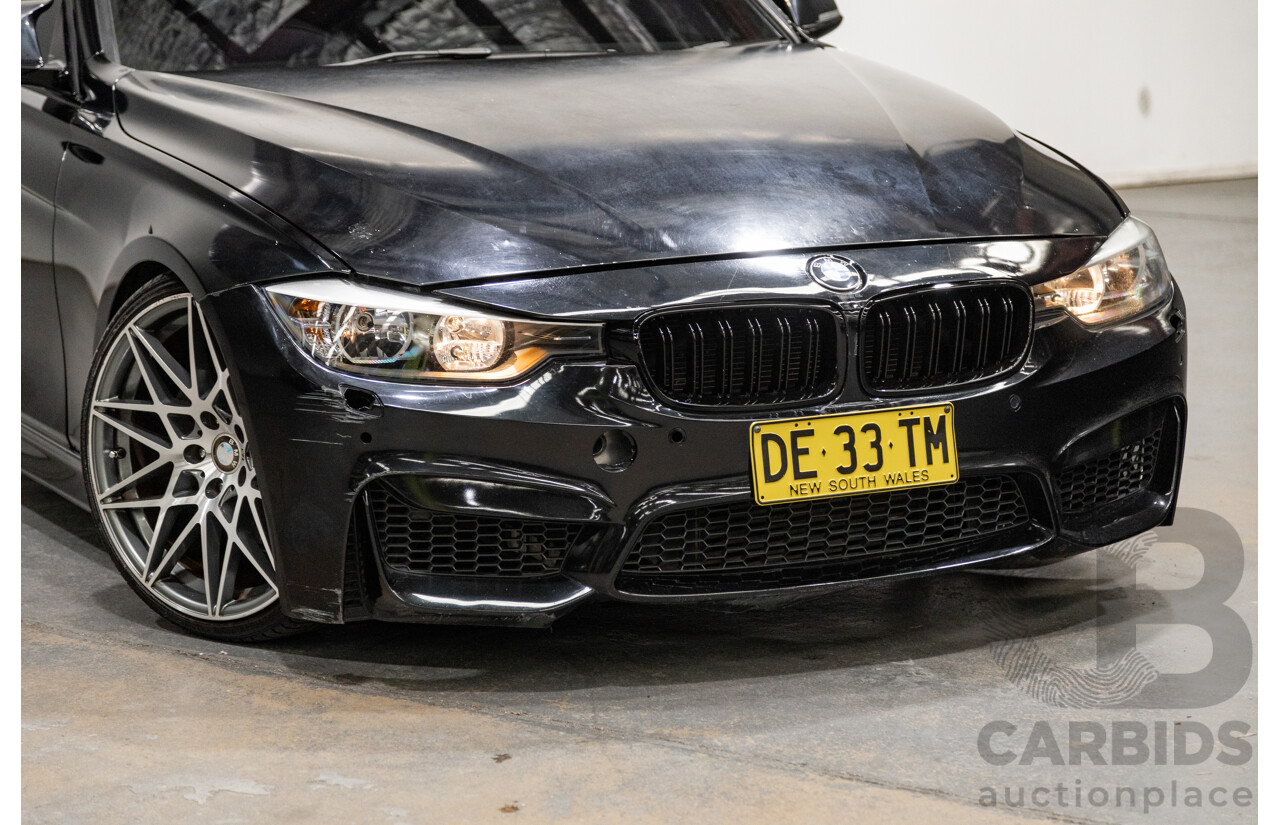 07/2013 BMW 328i M-Sport Package F30 MY13 4d Black Turbo 2.0L