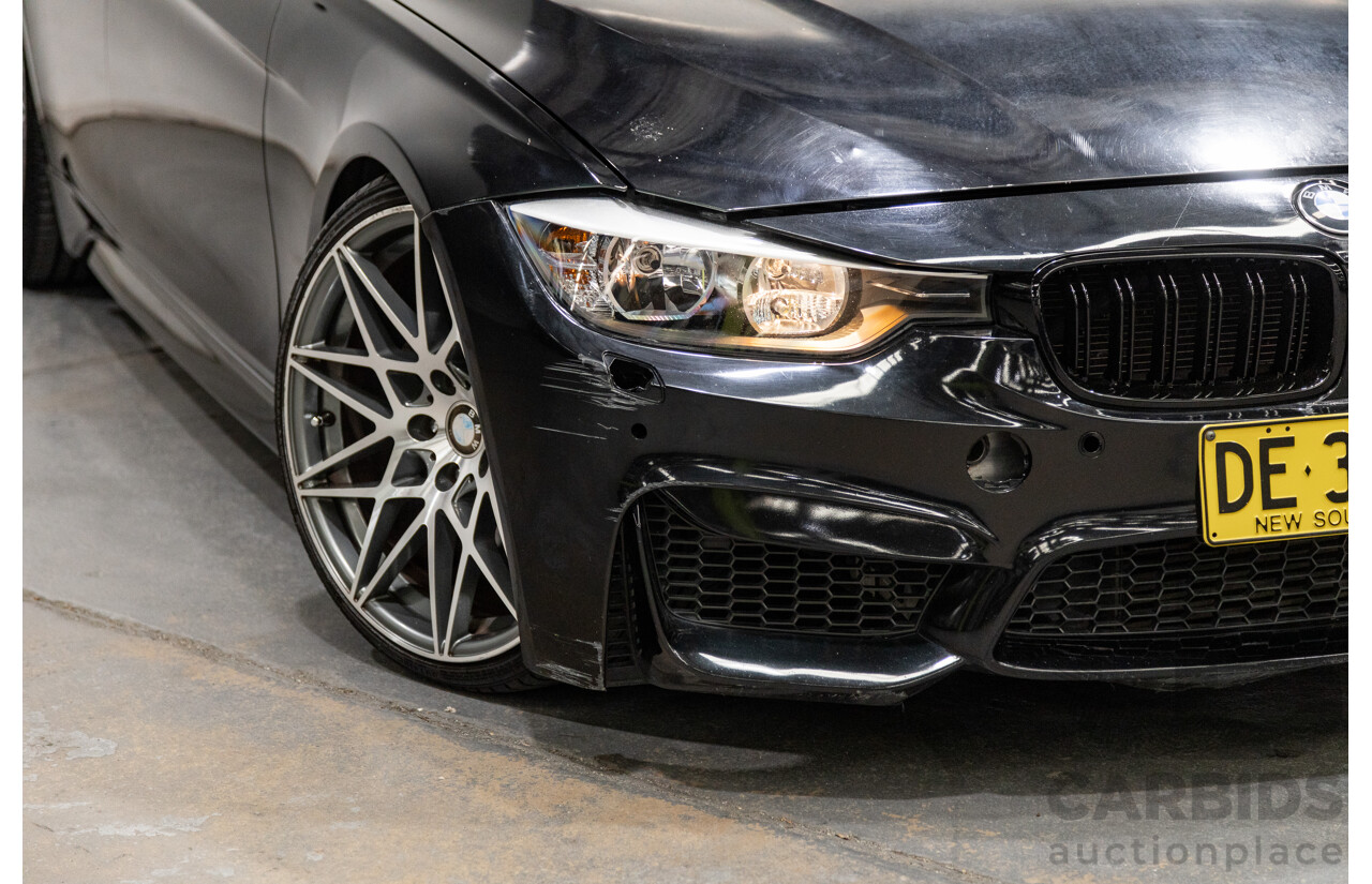 07/2013 BMW 328i M-Sport Package F30 MY13 4d Black Turbo 2.0L