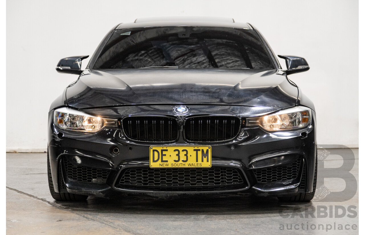 07/2013 BMW 328i M-Sport Package F30 MY13 4d Black Turbo 2.0L