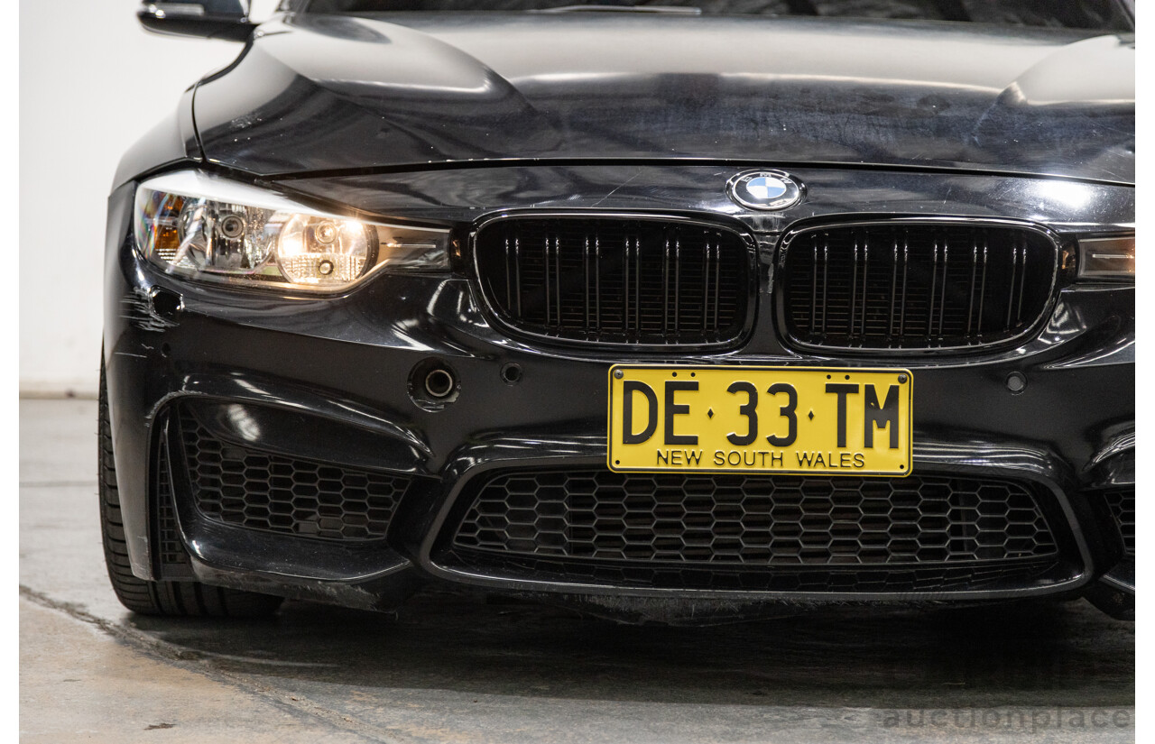 07/2013 BMW 328i M-Sport Package F30 MY13 4d Black Turbo 2.0L