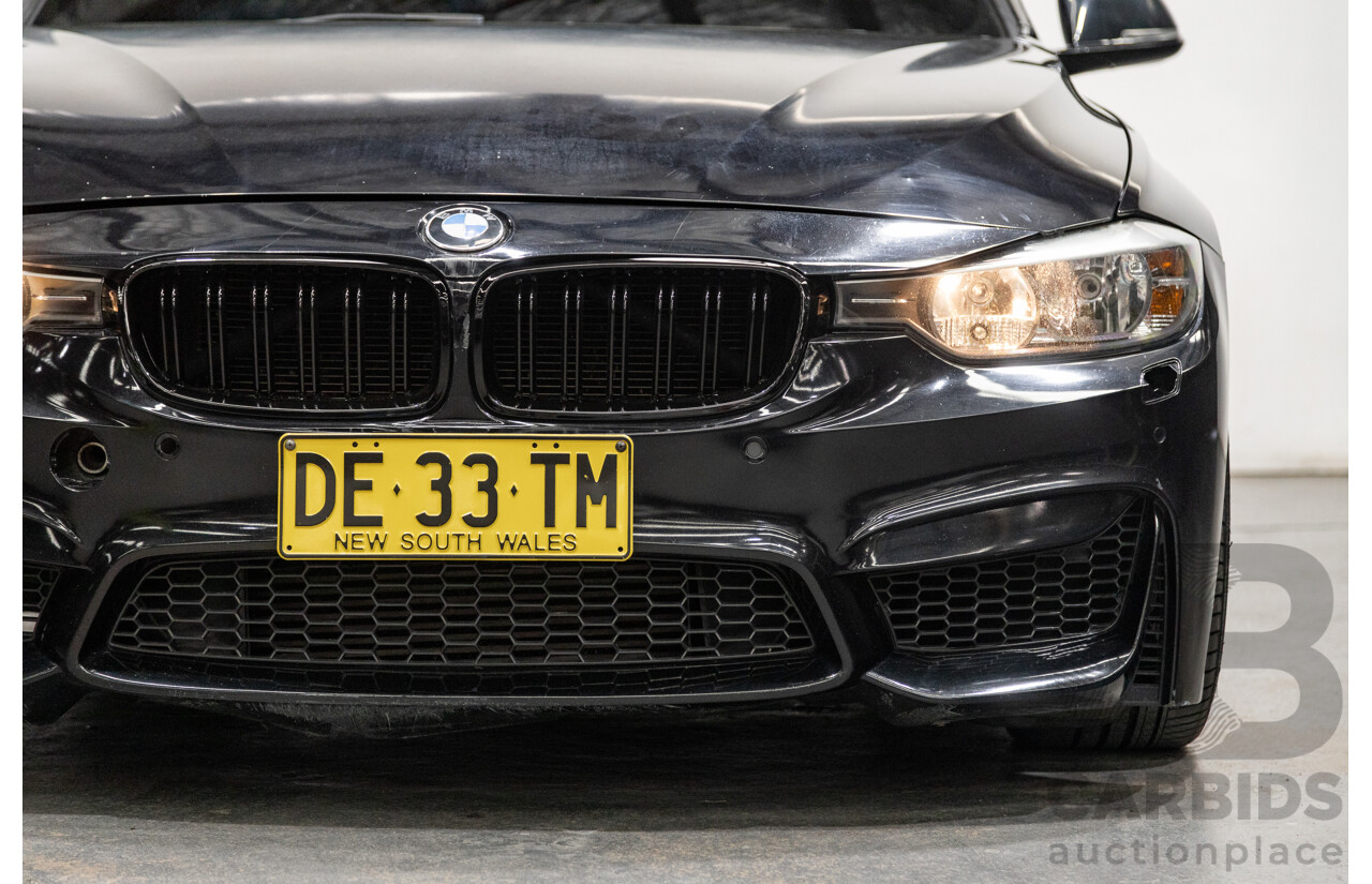 07/2013 BMW 328i M-Sport Package F30 MY13 4d Black Turbo 2.0L