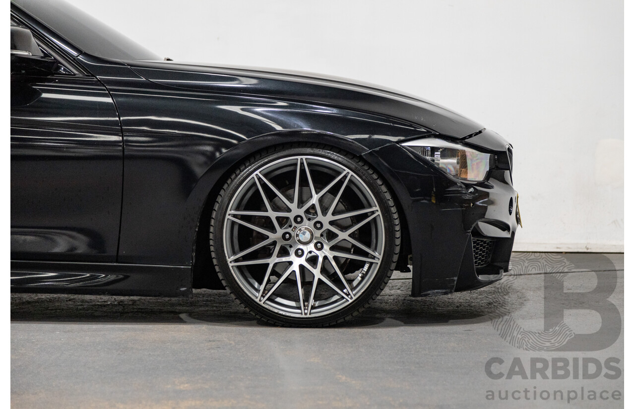 07/2013 BMW 328i M-Sport Package F30 MY13 4d Black Turbo 2.0L