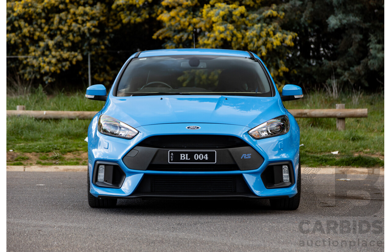 04/2017 Ford Focus RS (AWD) LZ MY17 4d Hatchback Nitrous Blue Turbo 2.3L