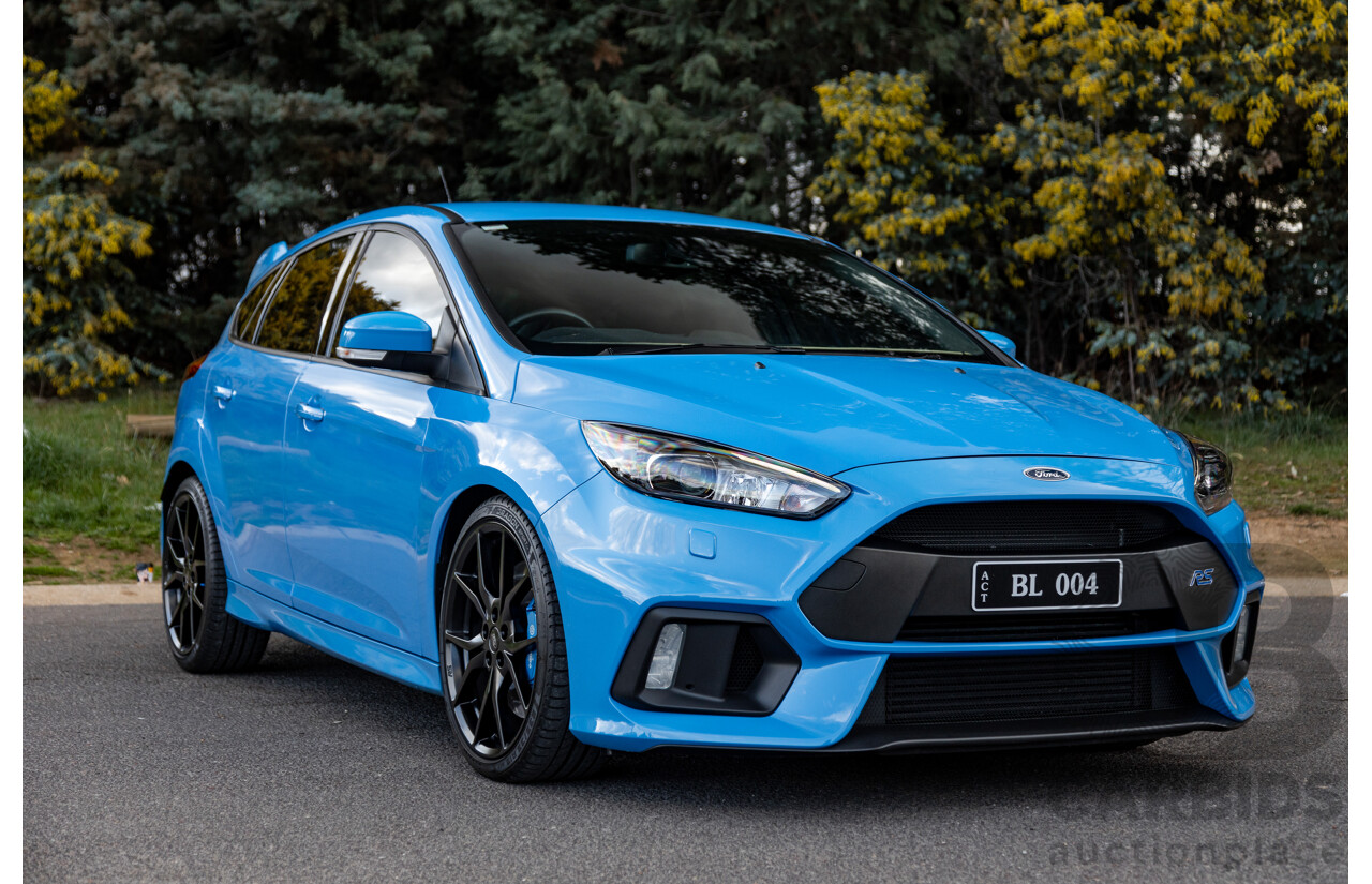 04/2017 Ford Focus RS (AWD) LZ MY17 4d Hatchback Nitrous Blue Turbo 2.3L