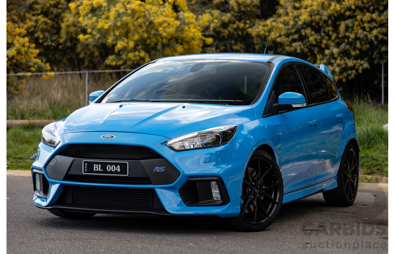 04/2017 Ford Focus RS (AWD) LZ MY17 4d Hatchback Nitrous Blue Turbo 2.3L