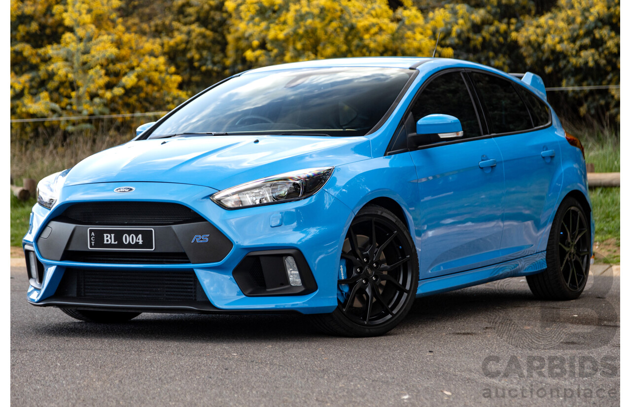 04/2017 Ford Focus RS (AWD) LZ MY17 4d Hatchback Nitrous Blue Turbo 2.3L