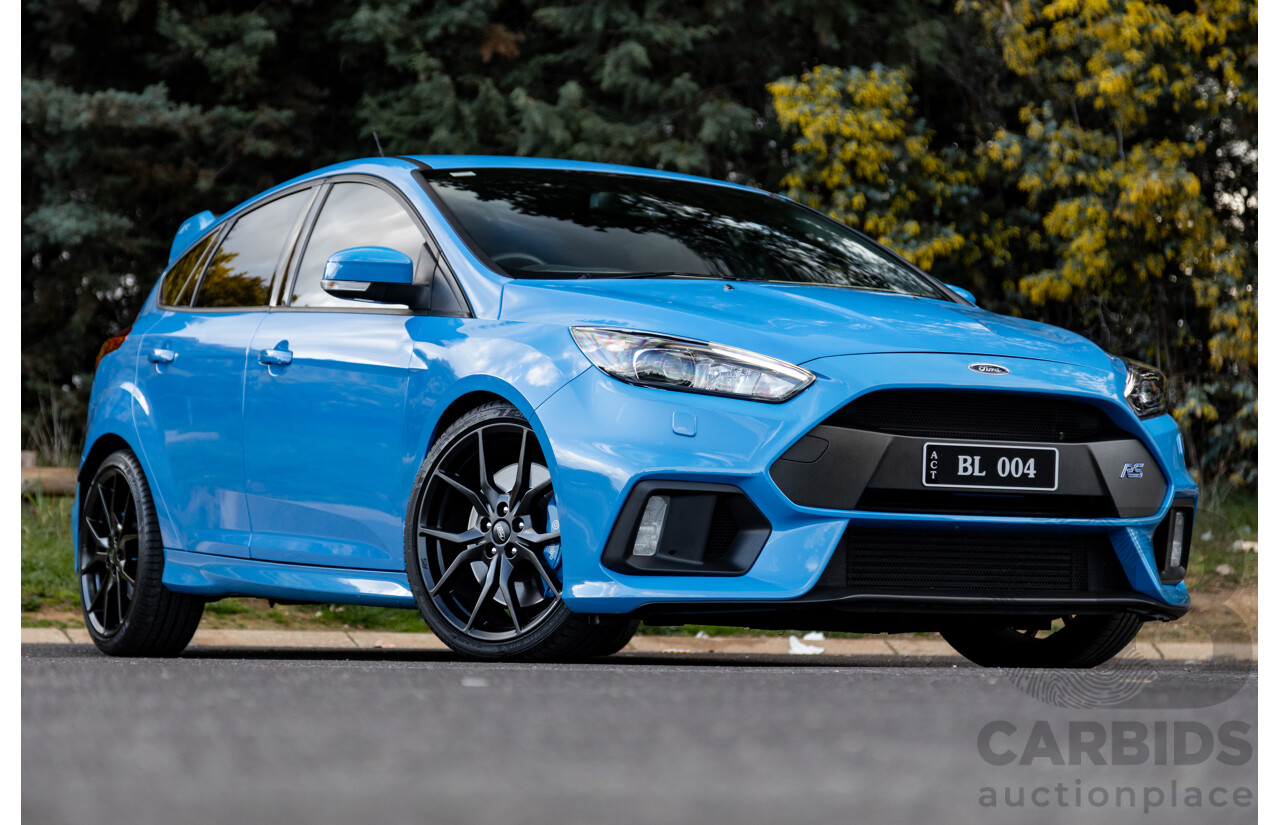 04/2017 Ford Focus RS (AWD) LZ MY17 4d Hatchback Nitrous Blue Turbo 2.3L