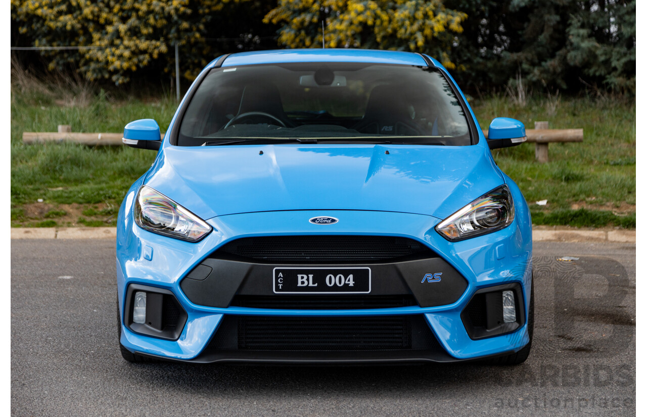 04/2017 Ford Focus RS (AWD) LZ MY17 4d Hatchback Nitrous Blue Turbo 2.3L