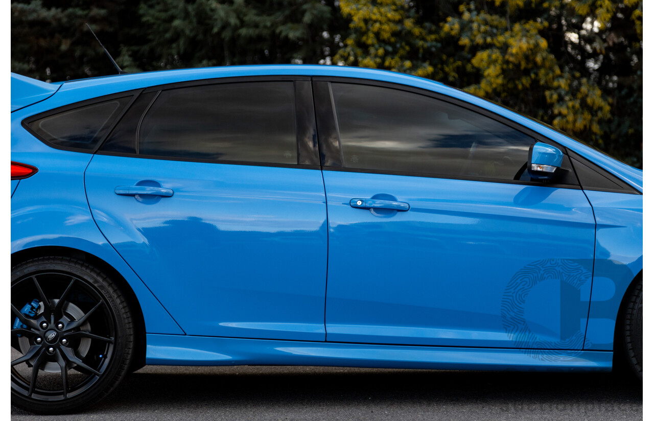 04/2017 Ford Focus RS (AWD) LZ MY17 4d Hatchback Nitrous Blue Turbo 2.3L