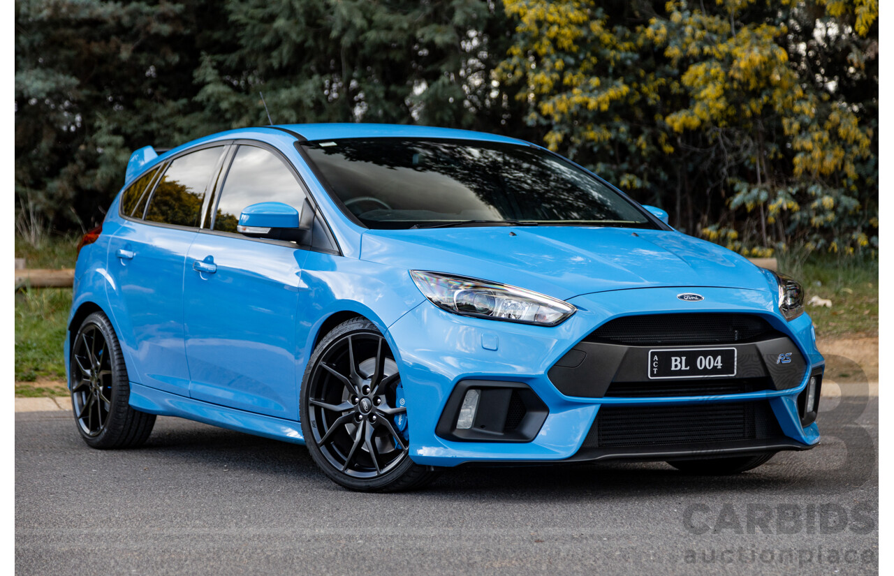 04/2017 Ford Focus RS (AWD) LZ MY17 4d Hatchback Nitrous Blue Turbo 2.3L