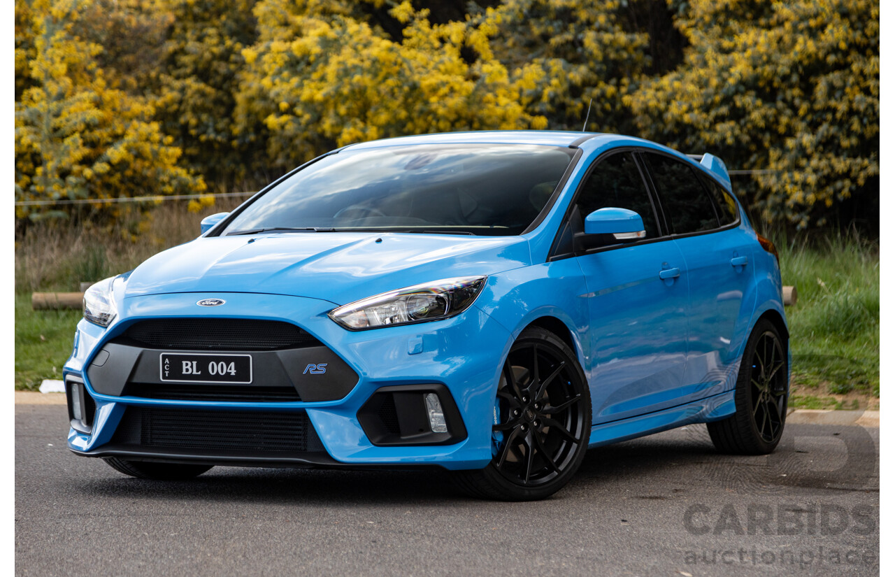 04/2017 Ford Focus RS (AWD) LZ MY17 4d Hatchback Nitrous Blue Turbo 2.3L