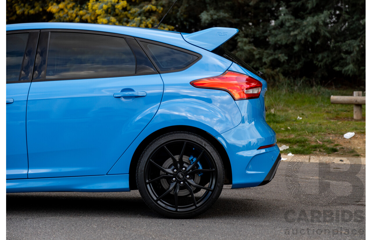 04/2017 Ford Focus RS (AWD) LZ MY17 4d Hatchback Nitrous Blue Turbo 2.3L