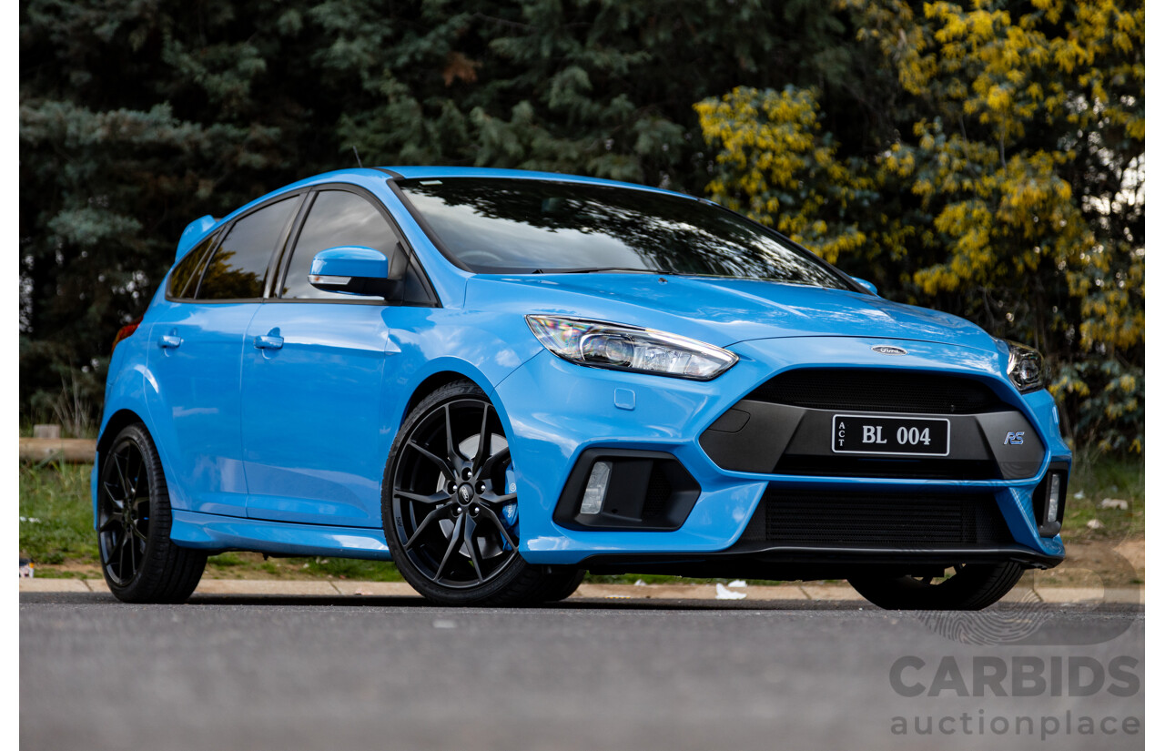 04/2017 Ford Focus RS (AWD) LZ MY17 4d Hatchback Nitrous Blue Turbo 2.3L